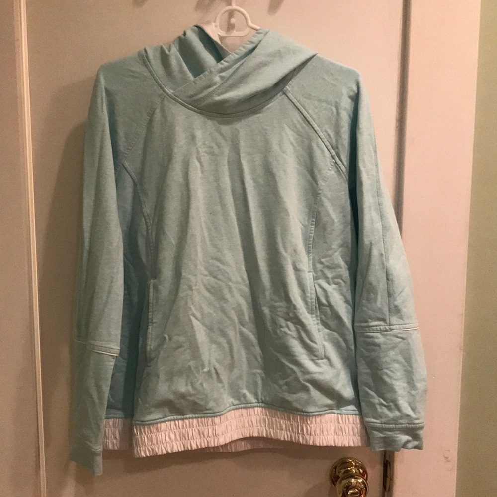 Blue hoodie